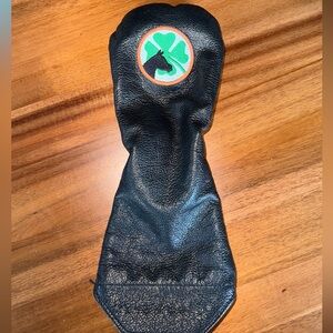 Due Process Black Leather Fairway Headcover Winston Collection
